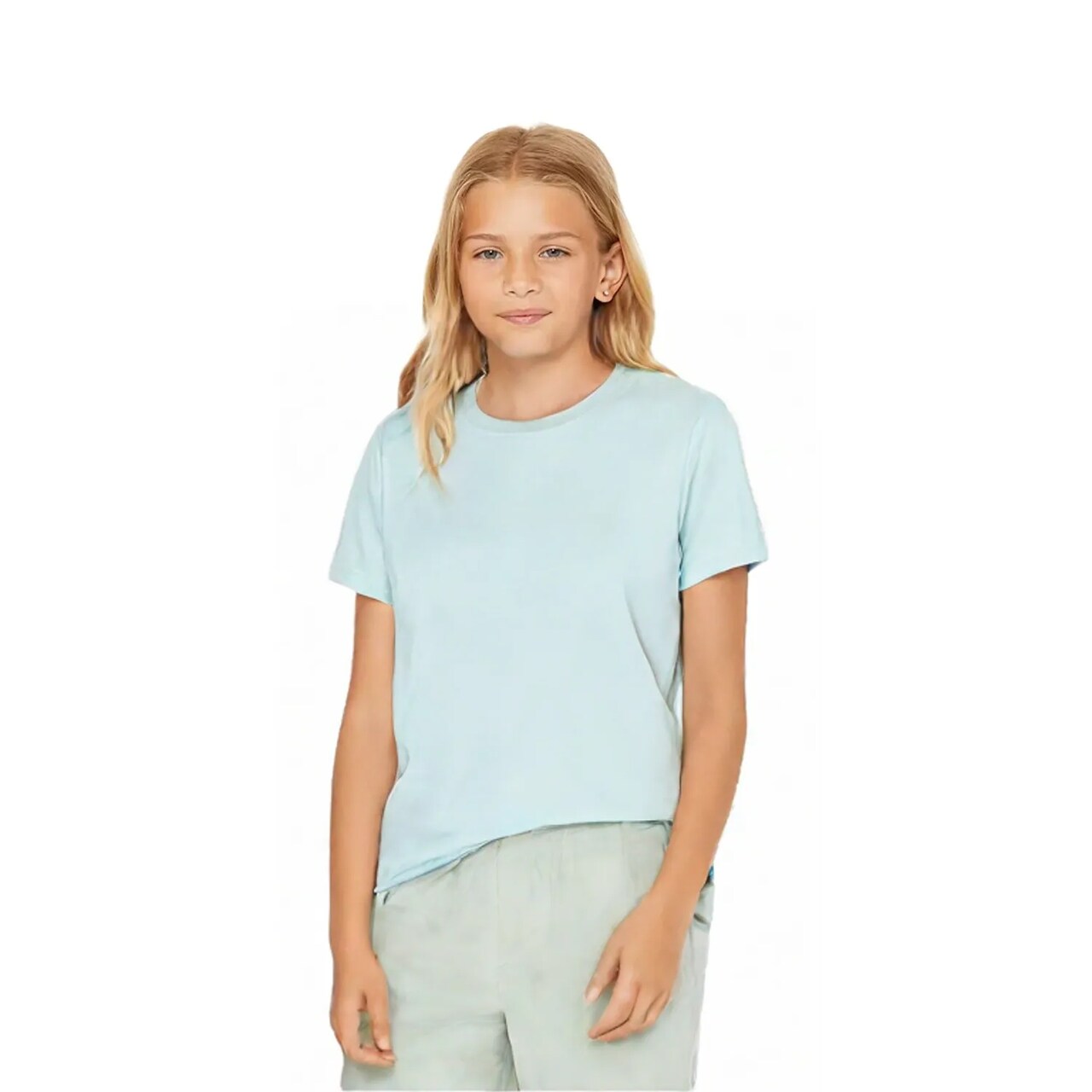BELLA + CANVAS Youth Triblend Soft Blend Retail Fit Unisex Kids Casual Everyday T-Shirt